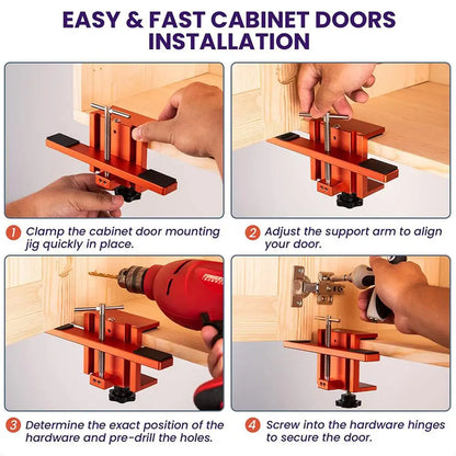 Cabinet Door Mounting Jig