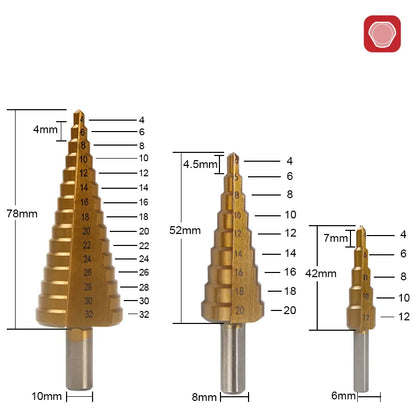 Step Drill Bit Set