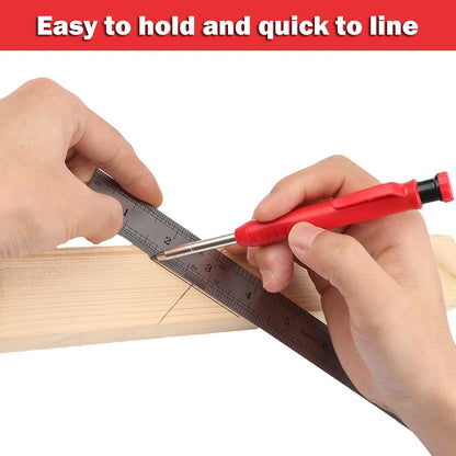 Mechanical Carpenter Pencil with Built-in Sharpener