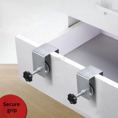 Drawer Front Installation Clamps