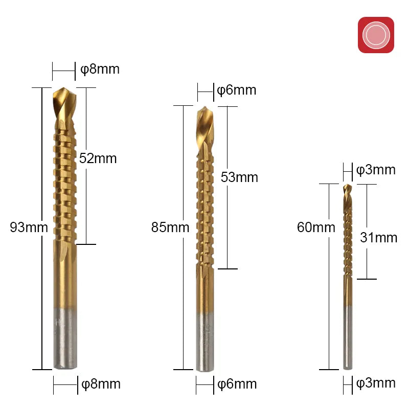 Step Drill Bit Set