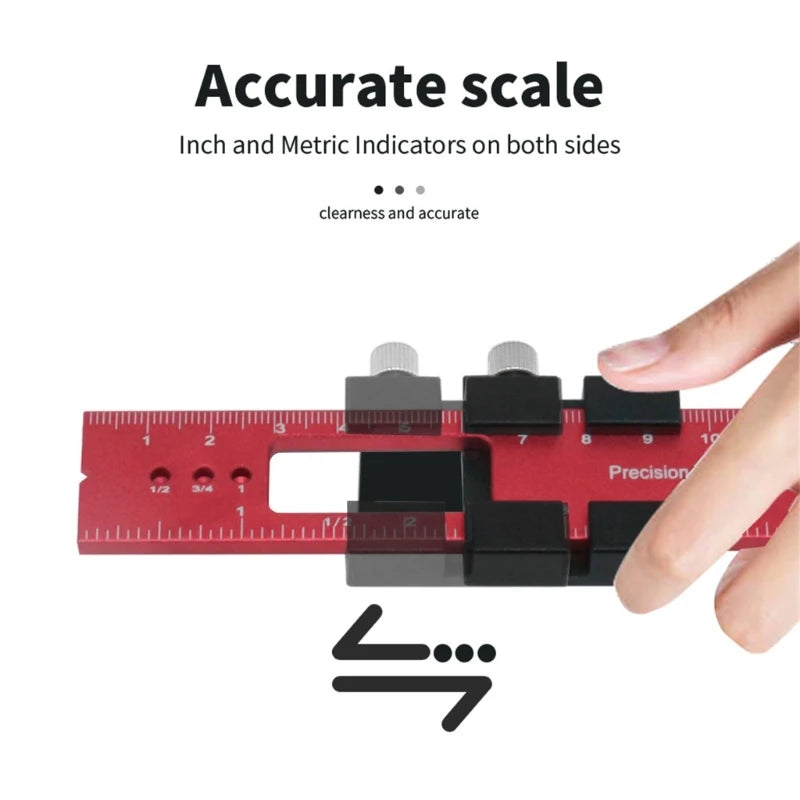 Slide Stop Marking Ruler